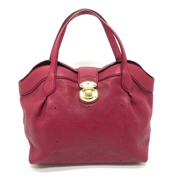 LOUIS VUITTON MonogramMahina Thiells PM Hand Bag Red